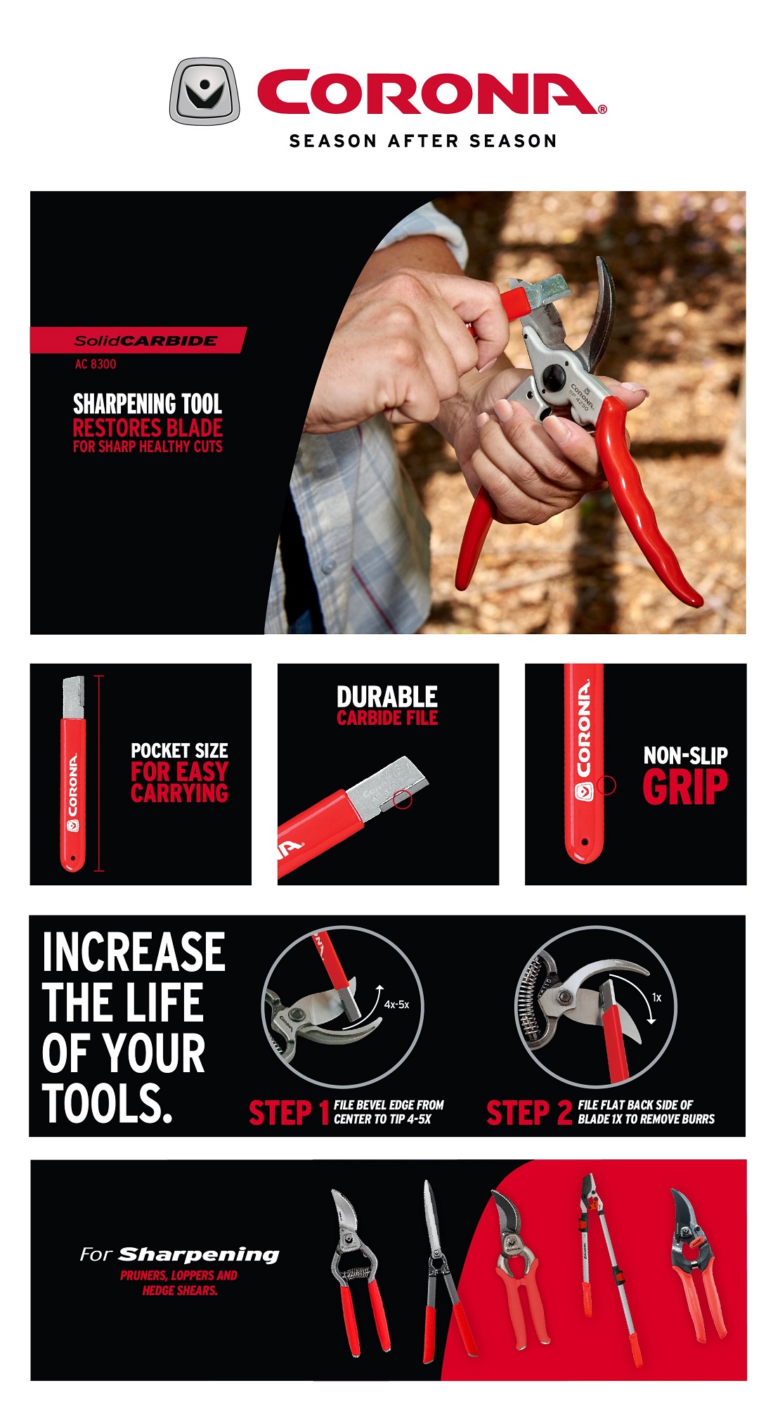 Corona Sharpening ToolAC 8300 The Home Depot